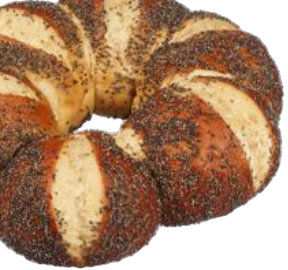 Pretzel boller i krans